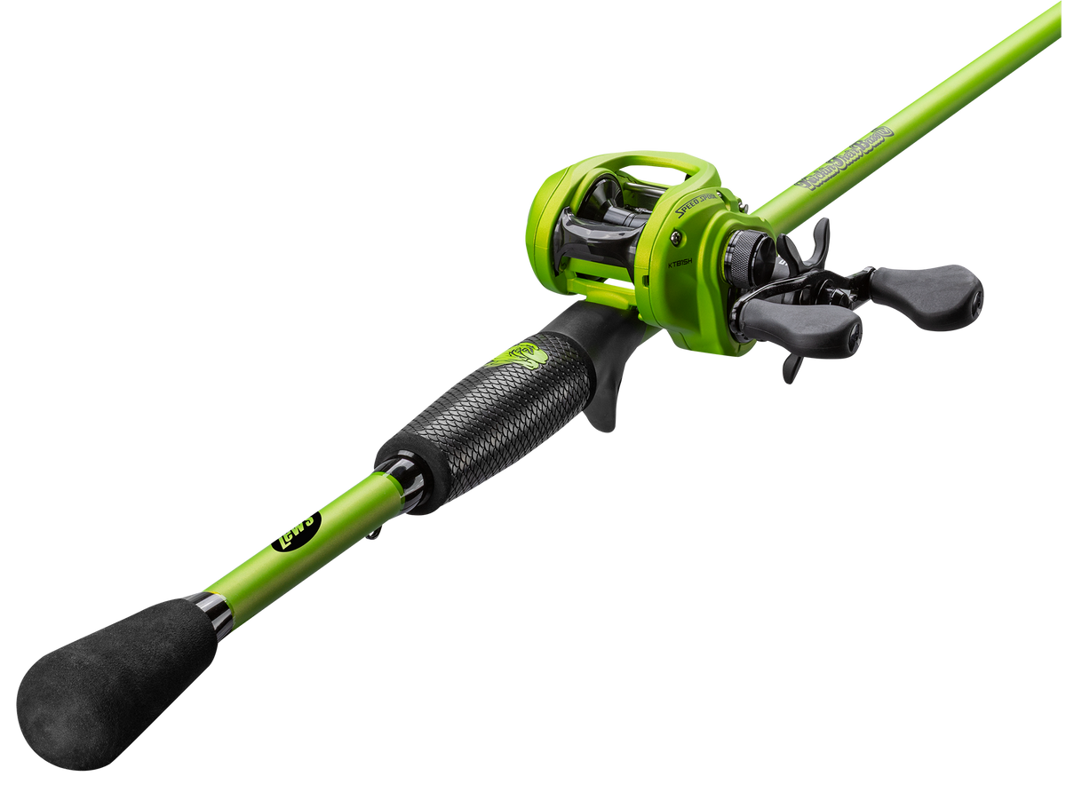 Kickin Bass Lews Baitcast Combo Kickin Their Bass Fishing Rod Lew&