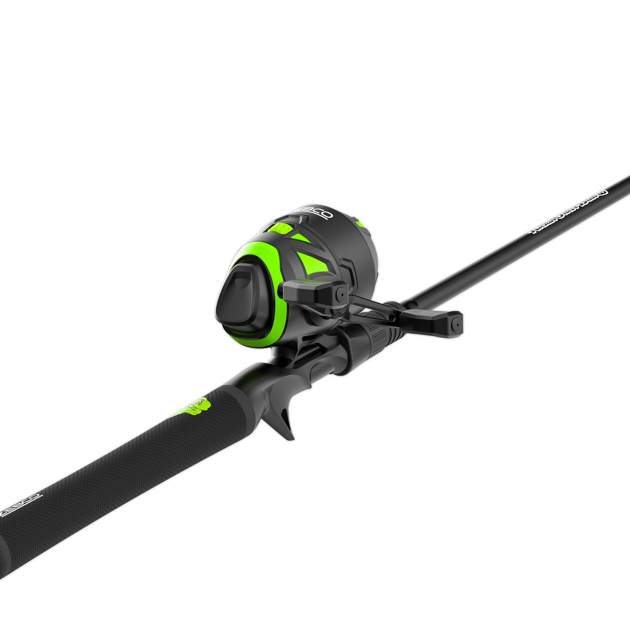 baitcaster spinning reel vs zebco NEW Kickin Their Bass x Spincast Combo – Kickin Their Bass Tv spooled with durable Zebco Abu Garcia MKII 506 Soft Plastics Style:Right hand(6500)